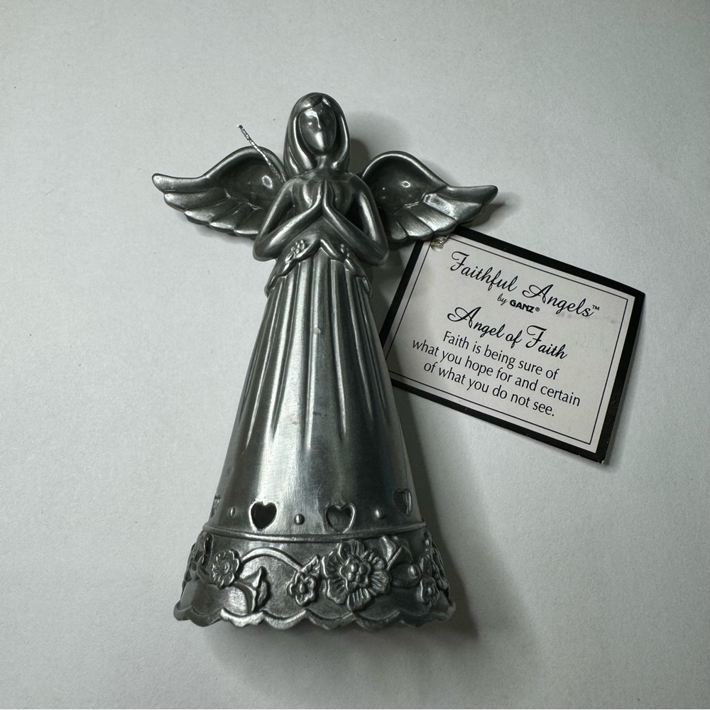 Faithful Angels by GANZ Angel Of Faith Pewter Figurine
